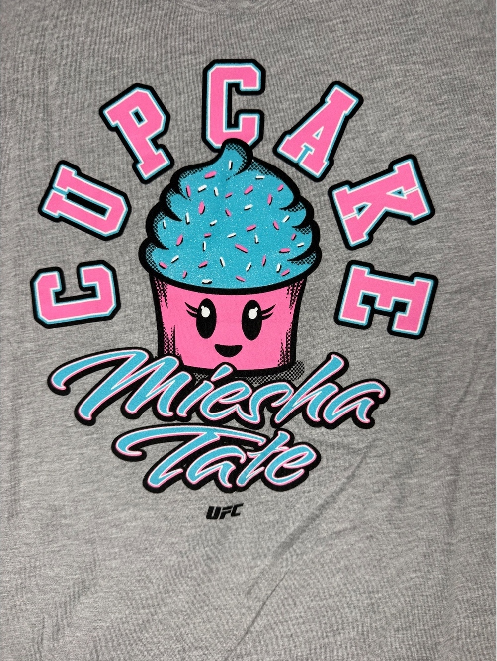 UFC Miesha Tate Cupcake Ladies T-Shirt Size L